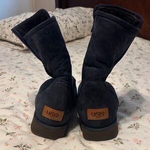 UGG Dark Blue Suede Boots